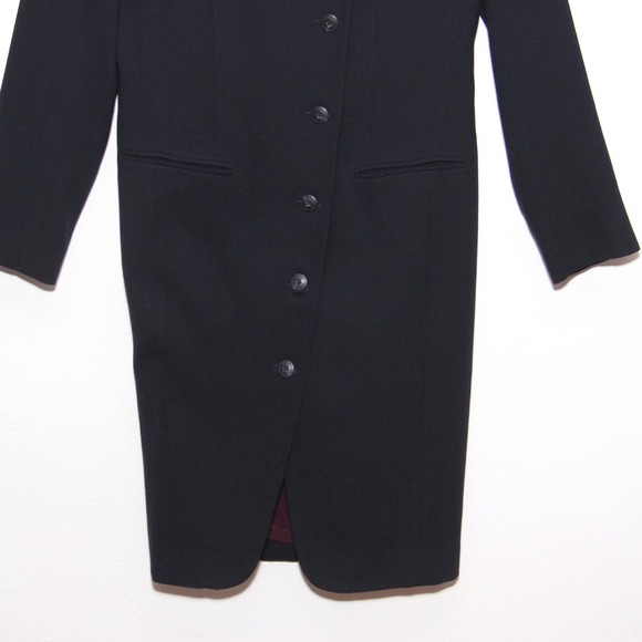 Vintage Reed Scranton Business Wool coat dress Size 8 - Picture 4 of 8